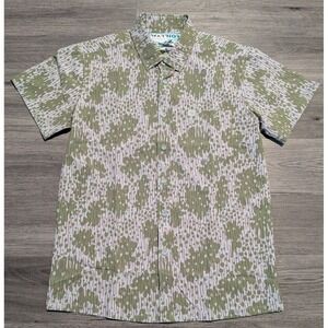 Warrior Bulgaria Frogskin Men's Vector Camo‎ Button Up Short Sleeve Shirt Size M